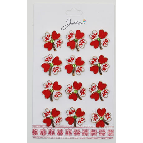 Set 12 Brose Martisor Primavara Trifoi Traditional Cu - vivimall.ro