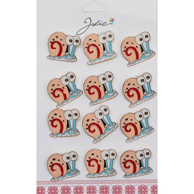 Set 12 Brose pentru Copii Melc cu Ochi - vivimall.ro