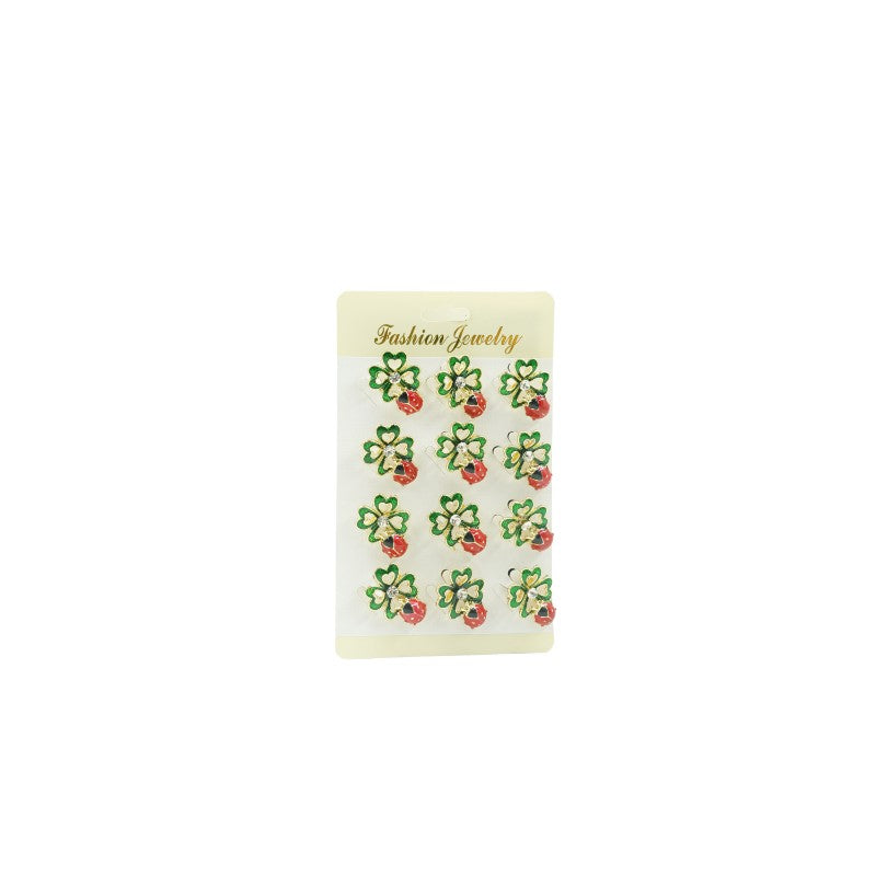 Set 12 Brose Trifoi Cu Piatra Si Gargarita