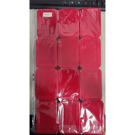 Set 12 Cutii de Bijuterii, Catifea rosie , 7 x 10 cm - vivimall.ro