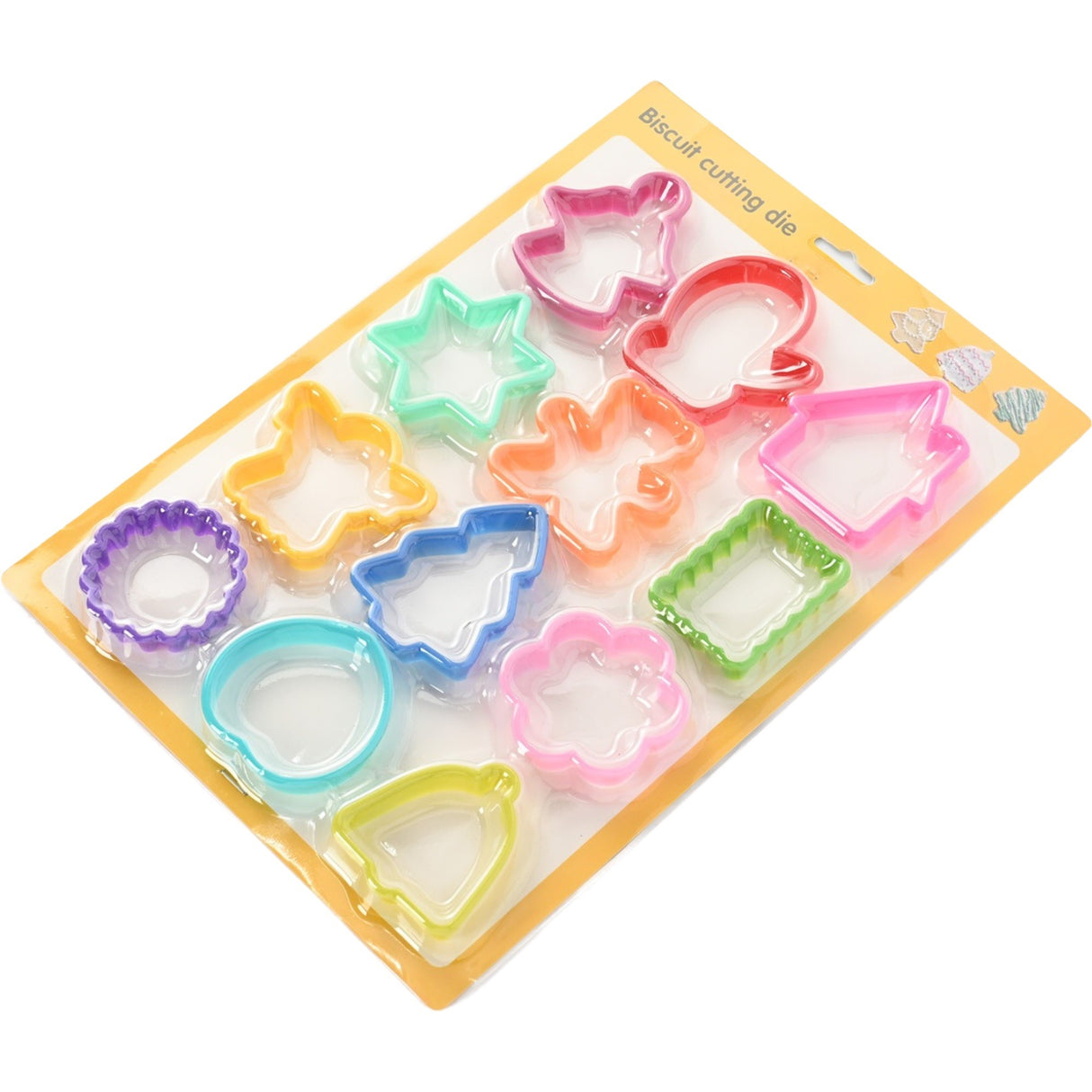 Set 12 Forme Pentru Prajituri Material Polipropilena, Diverse Forme, Pentru Orice Ocazie, Adancime 1.6 Cm, 23.3 X 33.5 X 1.8 Cm, Multicolor - vivimall.ro