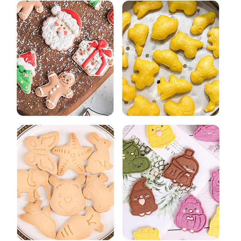 Set 12 Forme Pentru Prajituri Material Polipropilena, Diverse Forme, Pentru Orice Ocazie, Adancime 1.6 Cm, 23.3 X 33.5 X 1.8 Cm, Multicolor - vivimall.ro