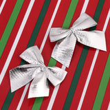 Set 12 Fundite pentru Brad, Flippy, 5.5 cm, din Poliester, Argintiu