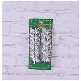 Set 12 Fundite pentru Brad, Flippy, 5.5 cm, din Poliester, Argintiu