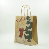 Set 12 Pungi Cadou, Vivimall, Imprimeu Tematica Craciun, Model Random, din Hartie, Impachetare Usoara a Cadourilor, 18.5x22.5x8.5 cm, Multicolor