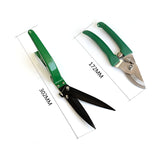 Set 12 Unelte de Gradina, Vivimall, pentru Plantare Prelucrare Sol si Ingrijire Plante, Material PVC si Cardboard, Cutie Inclusa, 37x28 cm, Verde - vivimall.ro