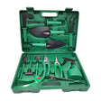 Set 12 Unelte De Gradina, Pentru Plantare Prelucrare Sol Si Ingrijire Plante, Material Pvc Si Otel, Cutie Inclusa, 38 X 29 Cm, Verde Deschis - vivimall.ro
