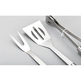 Set 14 Ustensile pentru Gratar cu Termometru, Vivimall, din Otel Inoxidabil, Geanta Oxford, Argintiu - vivimall.ro