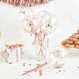 Set 15 Baloane Pentru Petrecere, Rose Gold/, 30 Cm