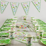 Set 16 Accesorii De Masa, Colectia Dino Park, 136 Piese, Din Carton/Plastic/Hartie - vivimall.ro
