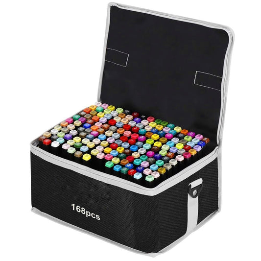 Set Markere 168 de Bucati Multicolor | ArtsyMarker - vivimall.ro