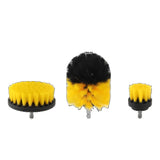 Cei 2 bureți din set pentru curățare auto, material moale multicolor, perspectivă frontală