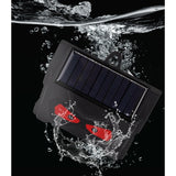 Set 2 Aparate Solare Led Cu Ultrasunete, Repelent Pentru Animale Mari Si Mici, Lumina Rosie Si Alba, Anti Rozatoare, Anti Insecte, Frecventa 9-36Khz, 10.2 X 10.6 X 2.8 Cm, Negru - vivimall.ro