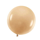 Set 2 Baloane din Latex, Vivimall, Model Party Jumbo, 90 cm, Auriu Argintiu, 35 g