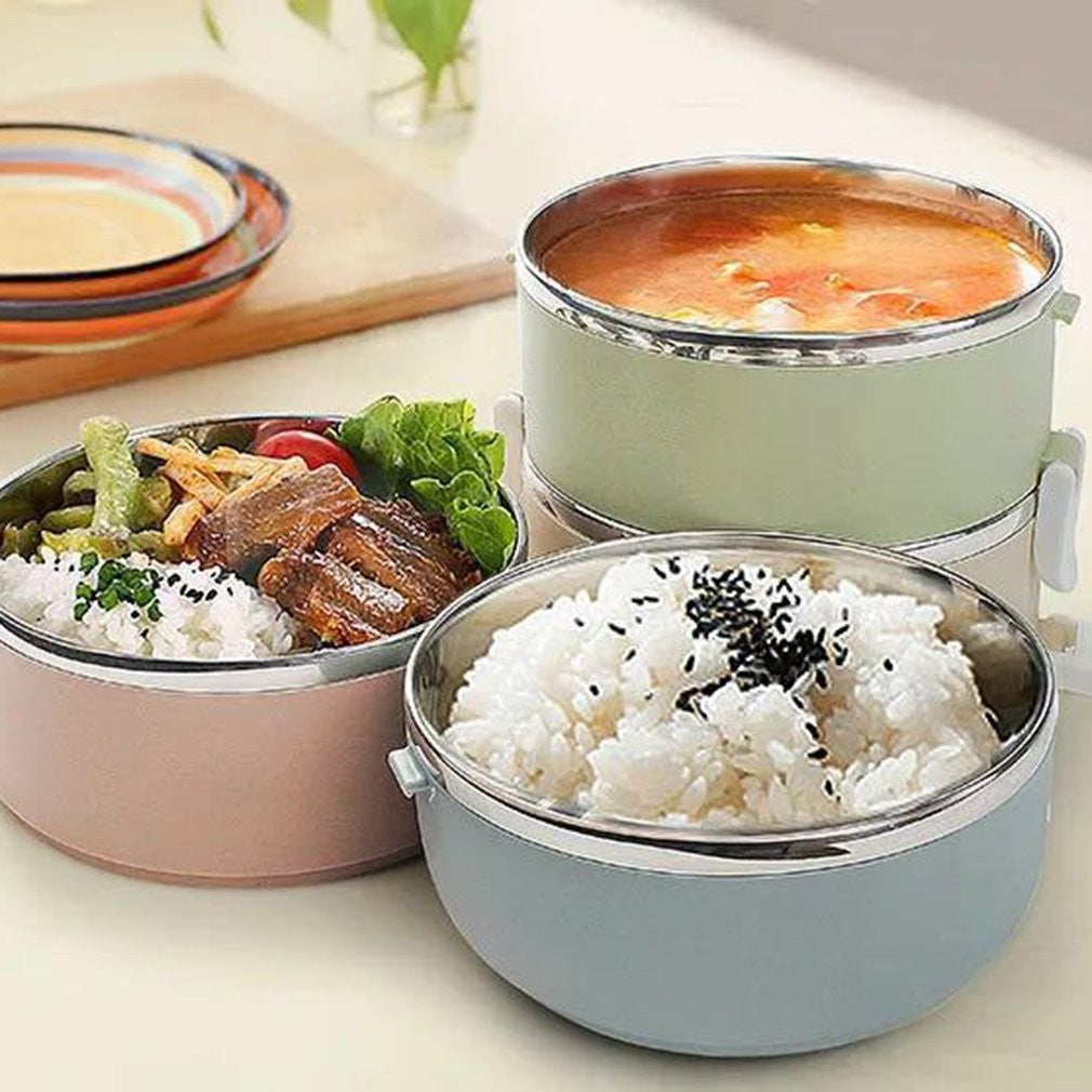 Set 2 caserole inox 700 ml cu maner | FreshBox - vivimall.ro