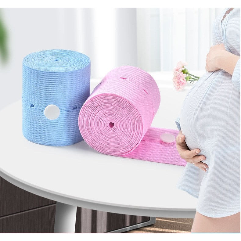 Set 2 Centuri De Monitorizare A Ritmului Cardiac Fetal, Material Moale Si Elastic, 6 X 130 Cm, Albastru/Roz - vivimall.ro