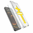 Folie sticlă securizată Asahi Easy-App pentru iPhone 11 și XR, vedere frontală produs