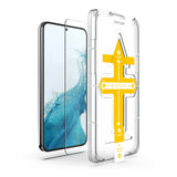 Set 2 folii sticla securizata cu sistem de montare usor si rapid Flippy compatibila cu Apple iPhone 13 / 13 Pro Transparent - vivimall.ro