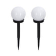 Set 2 Lampi Solare Glob Lumina Rece | SolarGlow - vivimall.ro