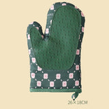 Set 2 Manusi Cuptor Manusa De Bucatarie, Rezistenta 330 Grade, Textil Si Cauciuc, 26.5X18 Cm - vivimall.ro