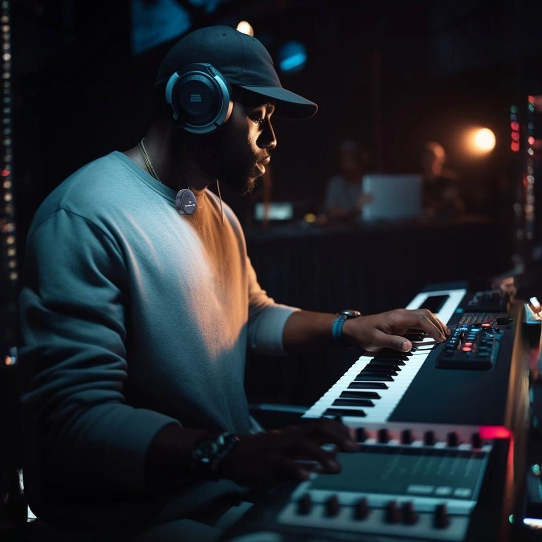 Set 2 Microfoane Profesionale Lavaliere, Flippy, Type C cu Adaptoare iPh si USB 3.0, Casca montorizare, Cutie incarcare rapida, Functie Anulare zgomot ambiant - vivimall.ro