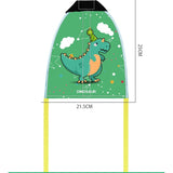 Set 2 Piese Jucarie Interactiva, Flippy, Pistol de Catapultare + Zmeu, din Plastic si Panza, +8 Ani, Impermeabil, Model Dinozaur Verde, Multicolor