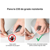 Set 2 tavi din silicon ecologic pentru air fryer Vivimall, temperatura maxima 230 grade, reutilizabile, reciclabile, cu manere anti-alunecare, fund antiaderent, 18.7 x 19.5 x 7 cm, gri - vivimall.ro