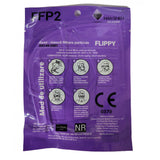 Set 20 bucati Masca de protectie faciala, Flippy, de unica folosinta pentru adulti, FFP2, KN95 CE 0370, 5 straturi, nesterila, ambalaj individual, Alb - vivimall.ro