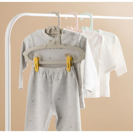 Set 20 De Cleme Pentru Haine, De Prindere Pentru Pantaloni, Atasabile La Umerase, 1.6X2.3X6.35 Cm - vivimall.ro