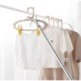 Set 20 De Cleme Pentru Haine, De Prindere Pentru Pantaloni, Atasabile La Umerase, 1.6X2.3X6.35 Cm - vivimall.ro