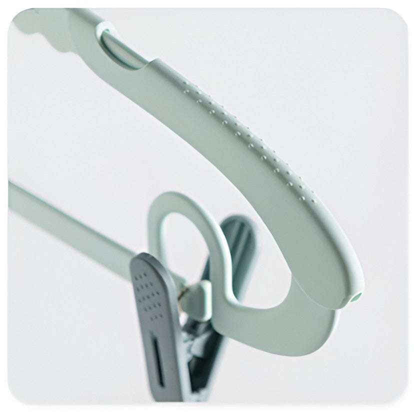 Set 20 De Cleme Pentru Haine, De Prindere Pentru Pantaloni, Atasabile La Umerase, 1.6X2.3X6.35 Cm - vivimall.ro
