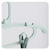 Set 20 De Cleme Pentru Haine, De Prindere Pentru Pantaloni, Atasabile La Umerase, 1.6X2.3X6.35 Cm - vivimall.ro