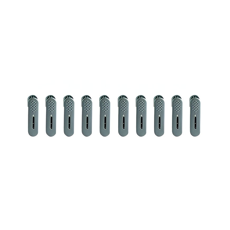 Set 20 De Cleme Pentru Haine, De Prindere Pentru Pantaloni, Atasabile La Umerase, 1.6X2.3X6.35 Cm - vivimall.ro