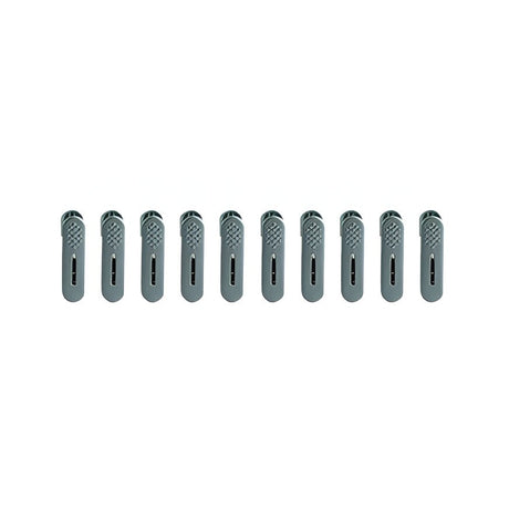 Set 20 De Cleme Pentru Haine, De Prindere Pentru Pantaloni, Atasabile La Umerase, 1.6X2.3X6.35 Cm - vivimall.ro