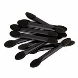 Set 20 De Aplicatoare Machiaj, 2 Capete, 6.2 Cm, Din Poliuretan Si Burete, Negru - vivimall.ro