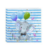 Set 20 De Servetele De Masa, Imprimeu Elefant, Din Hartie