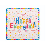 Set 20 de Servetele de Masa, Flippy, Model Happy Everyday, 17 x 17 cm, Multicolor