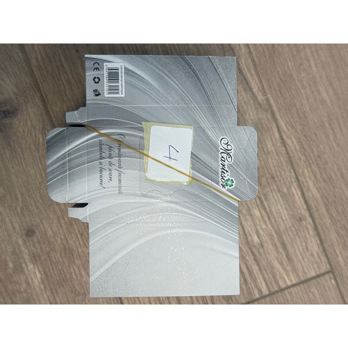 Set 200 Bucati Ambalaj Brosa Model Gri - vivimall.ro