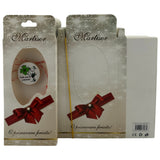 Set 100 Bucati Ambalaje de Carton pentru Martisoare, Vivimall, Cutii Brosa, Model cu Funda si Stele, Crem - vivimall.ro