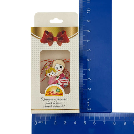 Set 200 Bucati Ambalaje de Carton pentru Martisoare, Vivimall, Cutii Brosa, Model cu Funda, Alb - vivimall.ro