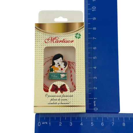 Set 200 Bucati Ambalaje de Carton pentru Martisoare, Vivimall, Cutii Brosa, Model cu Funda, Galben - vivimall.ro