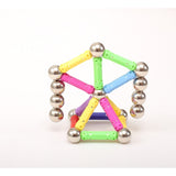 Set 206 Piese Betisoare Magnetice, Vivimall, din Plastic/Magnet, +3 Ani, Multicolor - vivimall.ro