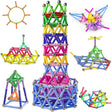 Set 206 Piese Betisoare Magnetice, Vivimall, din Plastic/Magnet, +3 Ani, Multicolor - vivimall.ro