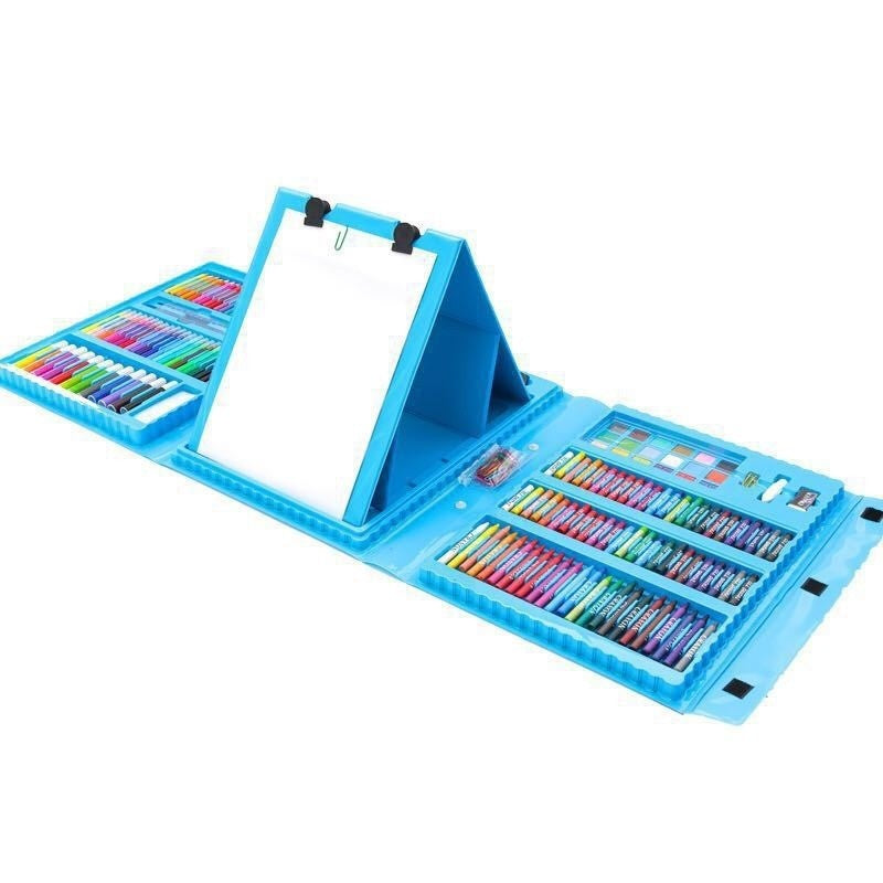 Set 208 Piese, Complet Pentru Pictura Si Desen, Tip Servieta, 3-12 Ani