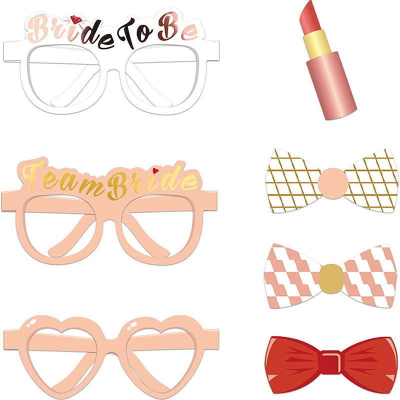 Set 23 De Accesorii Pentru Petrecere, Props Pentru Coltul De Poze, Tematica Petrecerea Burlacitelor - vivimall.ro