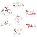 Set 23 De Accesorii Pentru Petrecere, Props Pentru Coltul De Poze, Tematica Petrecerea Burlacitelor - vivimall.ro