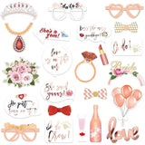 Set 23 de Accesorii pentru Petrecere, Vivimall, Props pentru Coltul de Poze, Tematica Petrecerea Burlacitelor, Roz - vivimall.ro