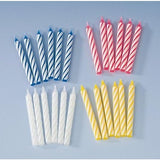 Set 24 Lumanari de Tort, Flippy, Model Spirala, Party, 6.5 cm, din Parafina, Multicolor