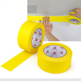 Set 24 Role Banda Adeziva de Mascare, Rezistenta UV, 48mmx50m, Rezistenta, Aderenta, Galbena - vivimall.ro