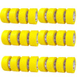 Set 24 Role Banda Adeziva de Mascare, Rezistenta UV, 48mmx50m, Rezistenta, Aderenta, Galbena - vivimall.ro
